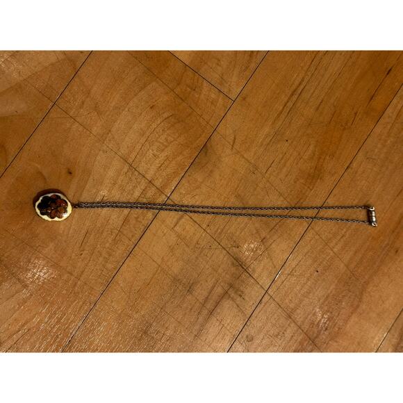 Embossed Antler Pendant Necklace - Picture 4 of 7